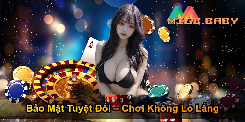 MIG8 COM – Cổng Game Cá Cược Đỉnh Cao Dành Cho Người Việt 3 Biểu tượng khóa bảo mật SSL và chứng nhận eCOGRA trên nền xanh chuyên nghiệp - MIG8 COM